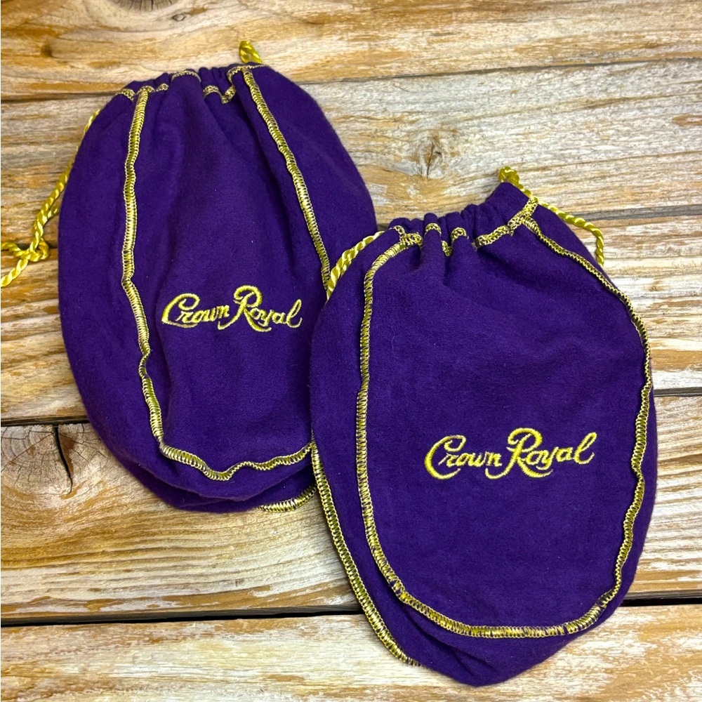 Crown Royal Purple Bags, Lot of 2